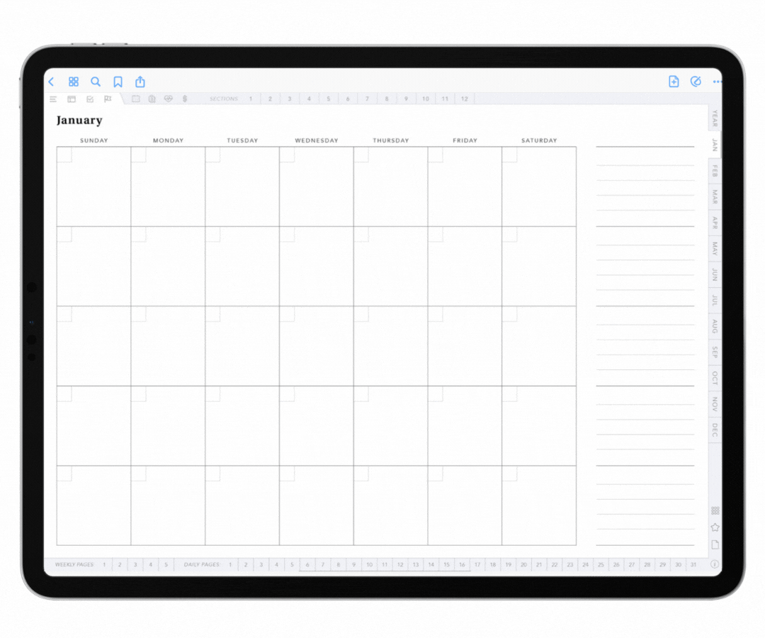 Digital Planner Laurel Studio